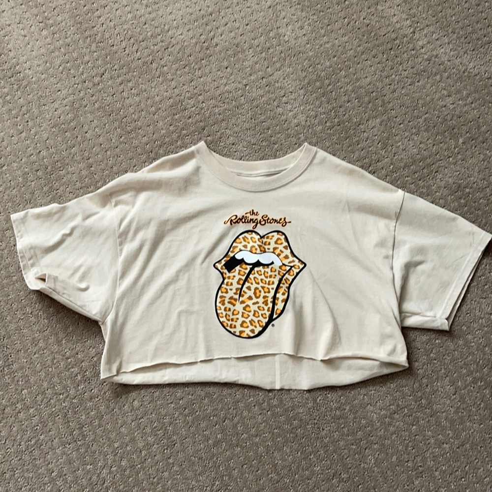 Leopard tongue Rolling Stones Tee